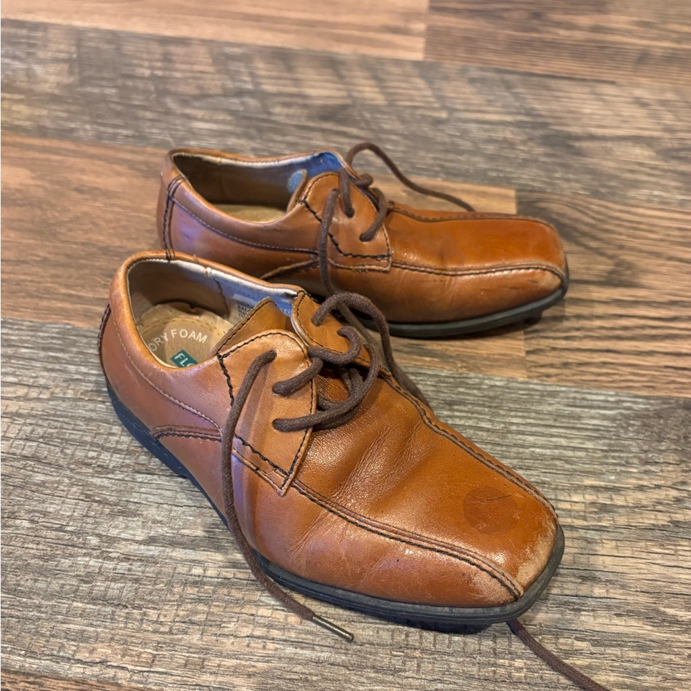 Florsheim Tan Leather Oxfords